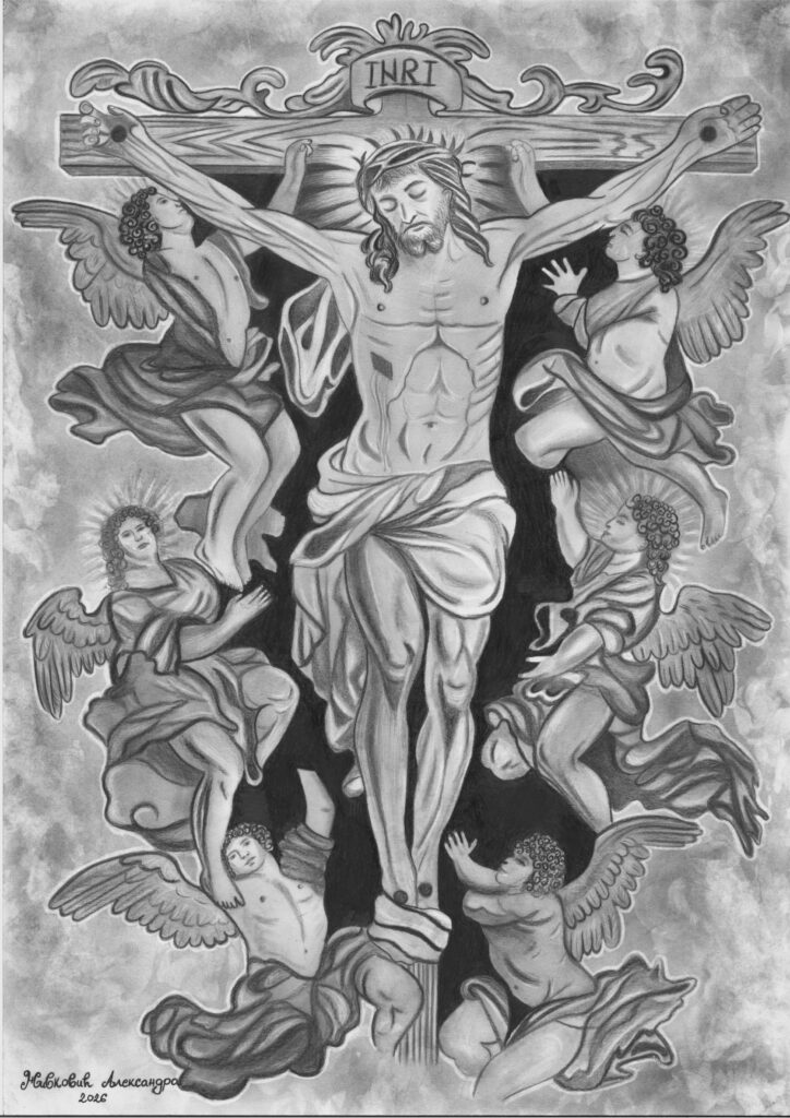 Original Grafitzeichnung A3
