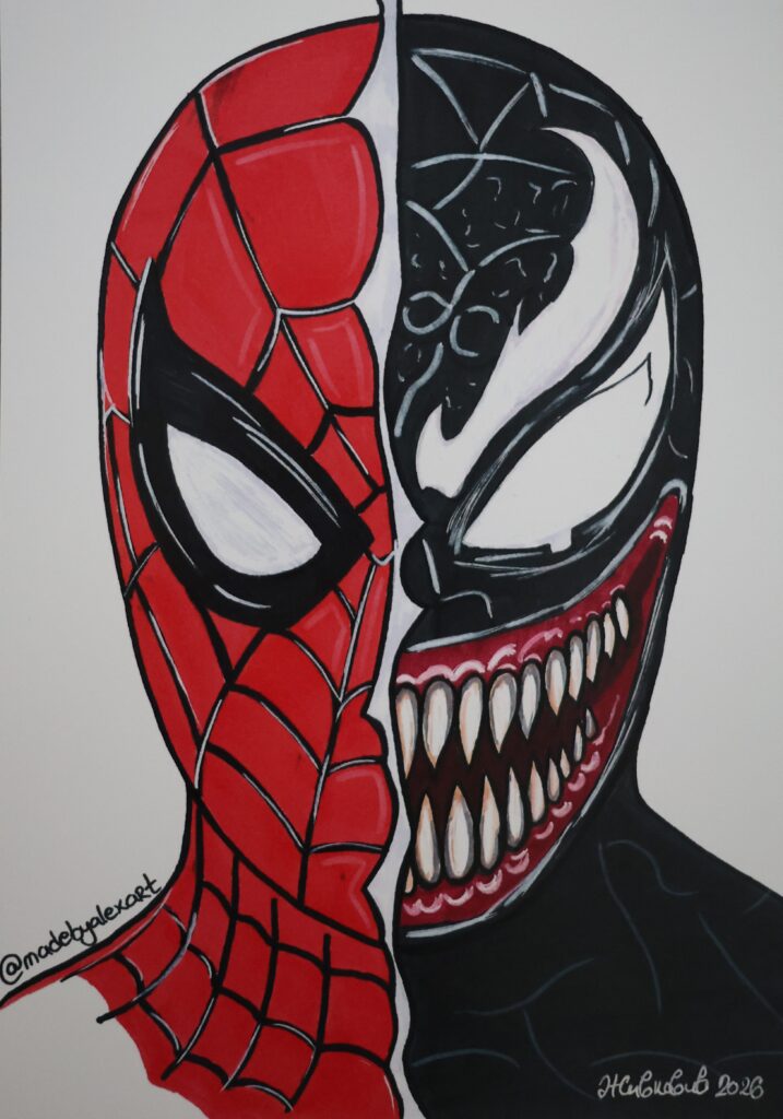 A4 Kunstdruck Spider/Venom