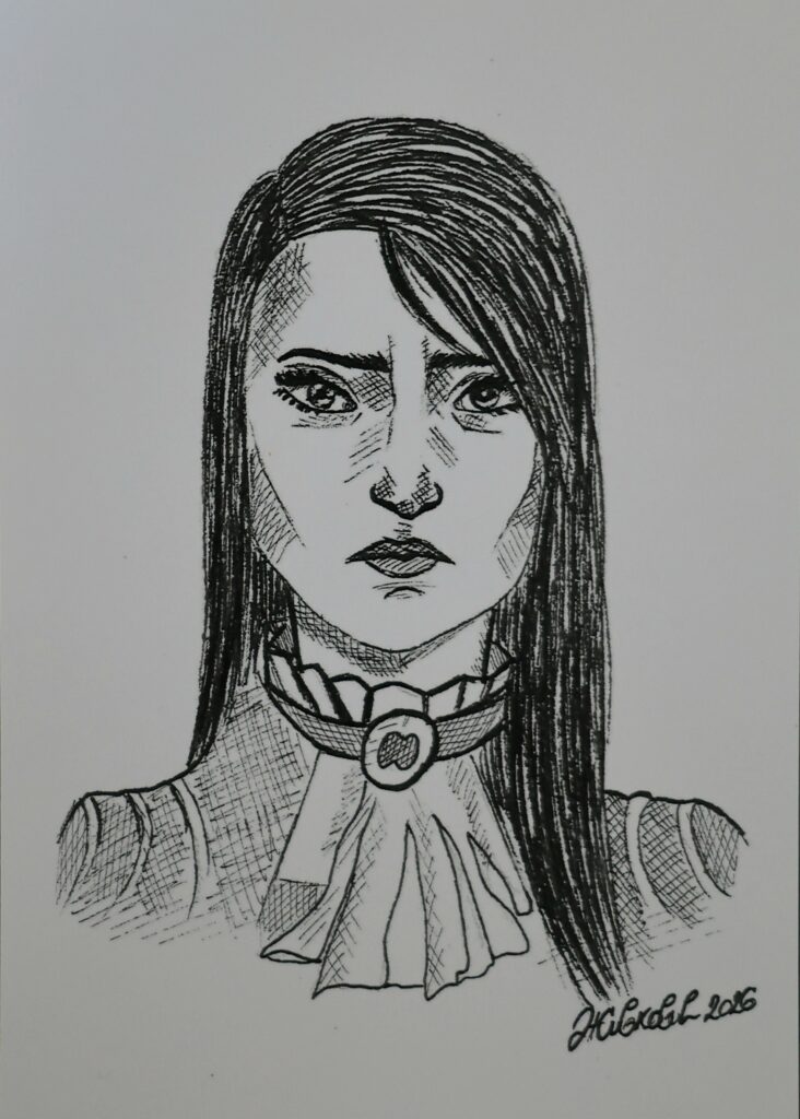 A6 Postkarte Caitlyn