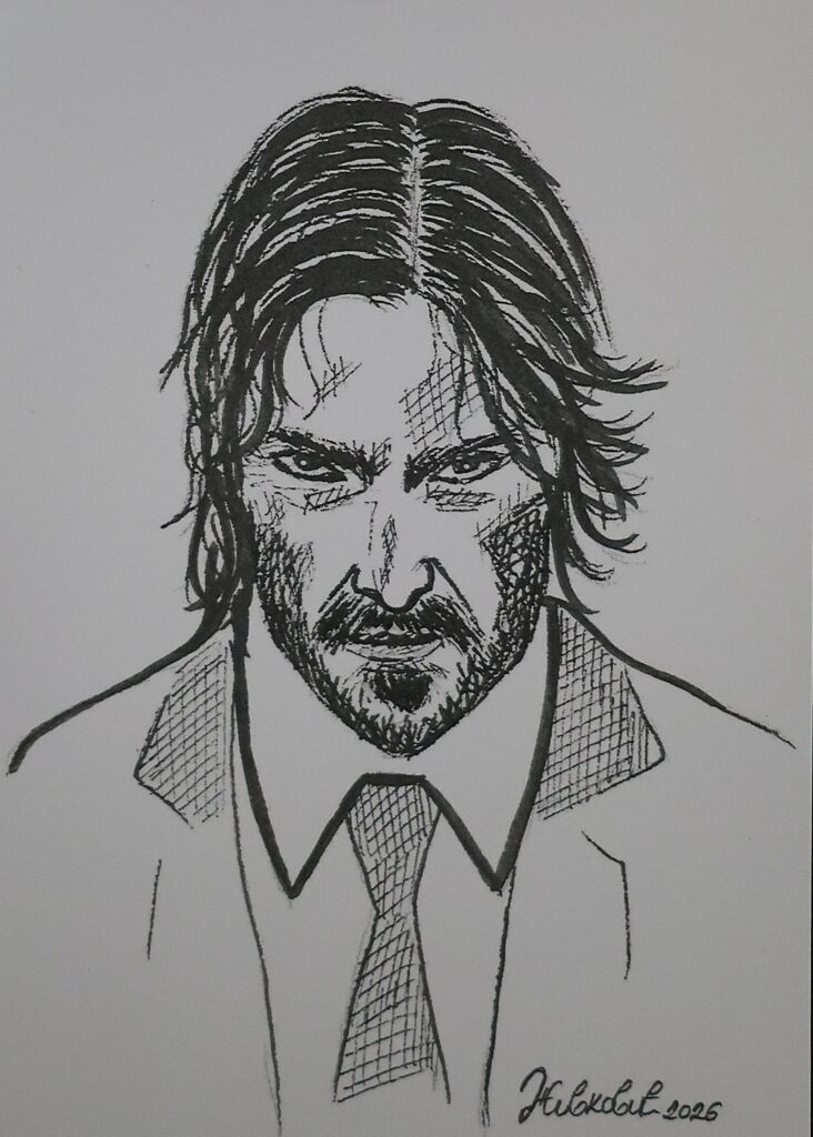 A6 Postkarte John Wick