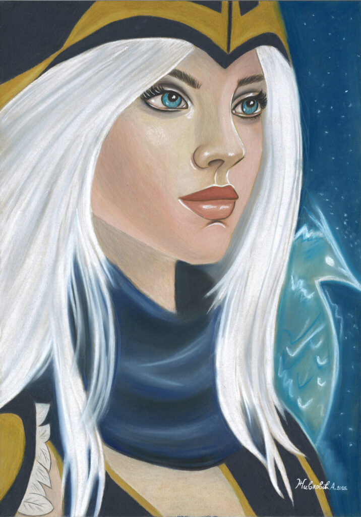 A4 Kunstdruck Ashe League of Legends